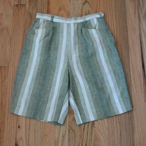 Evan Picone Plaid Bermuda Shorts